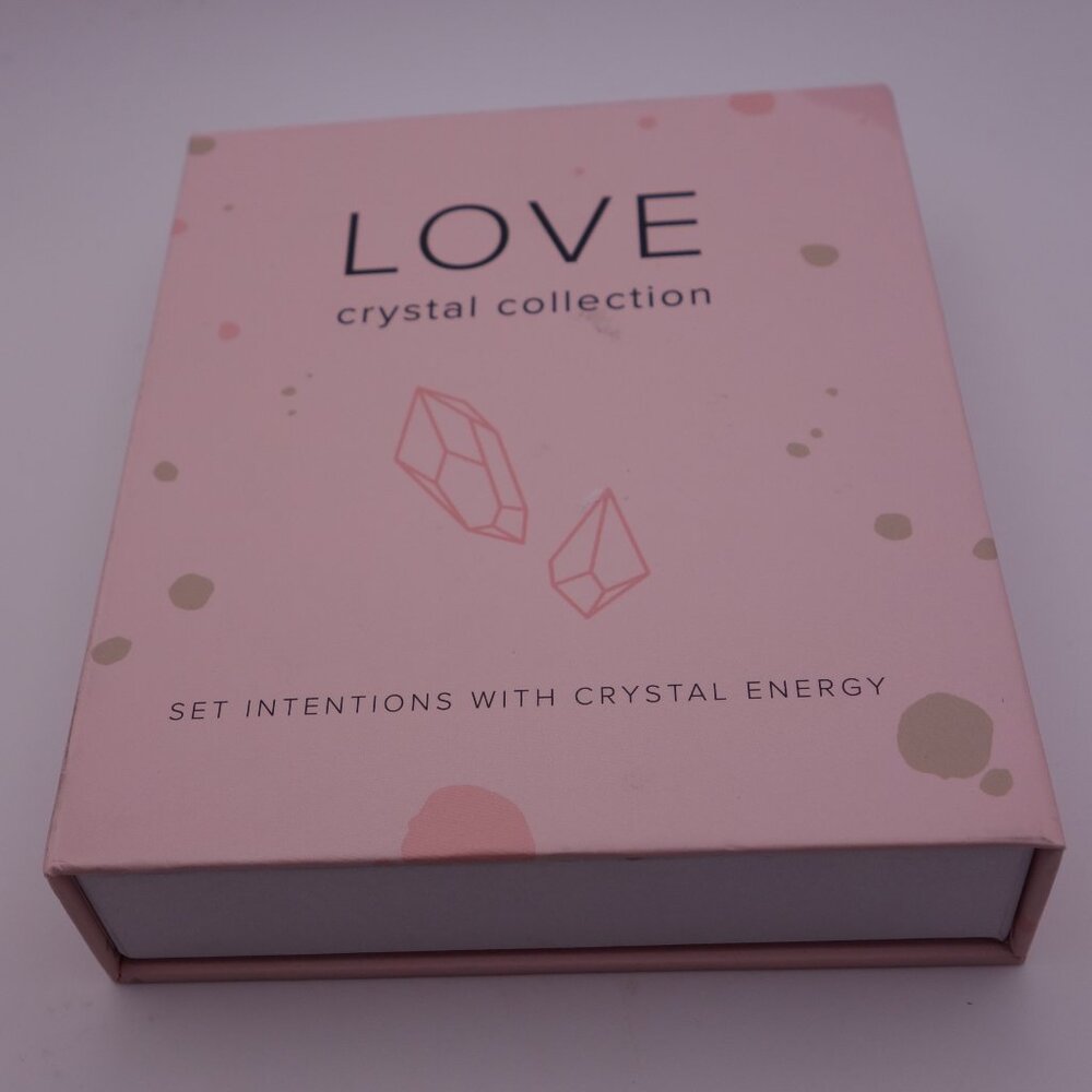 Love Crystal Collection Set Intentions with Crystal Energy *Brand New Unopened*